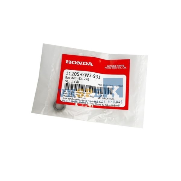 Bạc đệm 8X12X6 HONDA AIR BLADE,CLICK,LEAD,SPACY (Mã: 11205GW3931)