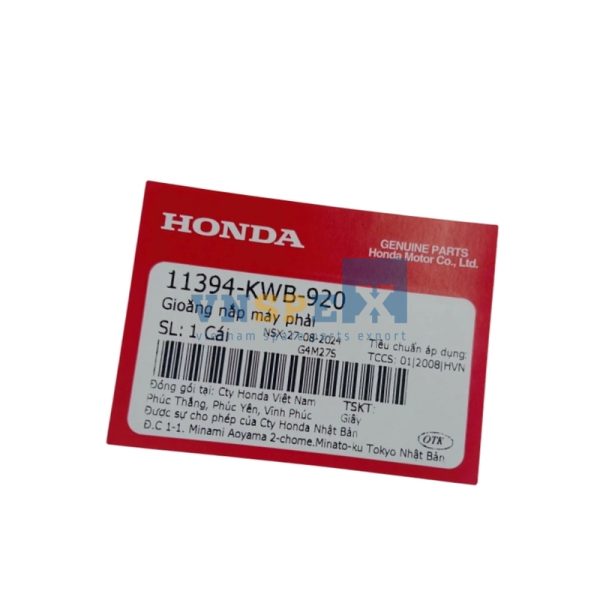 Gioăng nắp máy phải HONDA WAVE (Mã: 11394KWB920) - Hình ảnh 3