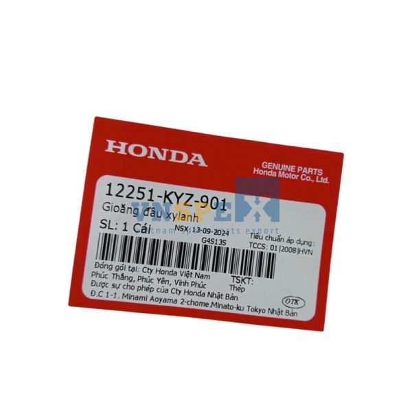 Gioăng đầu xylanh HONDA FUTURE (Mã: 12251KYZ901) - Hình ảnh 3