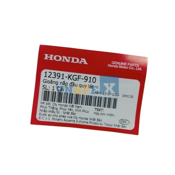 Gioăng nắp đầu quy lát HONDA SH (Mã: 12391KGF910) - Hình ảnh 3