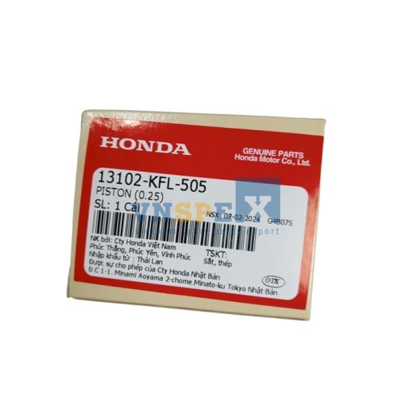 PISTON (0.25) HONDA WAVE (Mã: 13102KFL505) - Hình ảnh 3