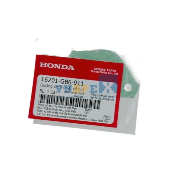 Gioăng cách nhiệt cổ hút HONDA DREAM,WAVE (Mã: 16201GB6911) - Hình ảnh 2