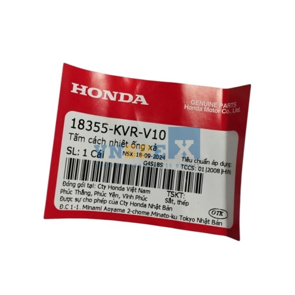 Tấm cách nhiệt ống xả HONDA WAVE (Mã: 18355KVRV10) - Hình ảnh 3