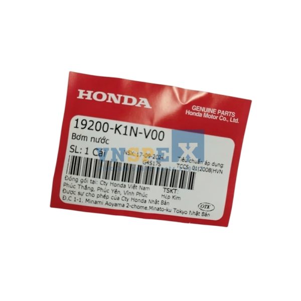 Bơm nước HONDA SH MODE (Mã: 19200K1NV00) - Hình ảnh 3