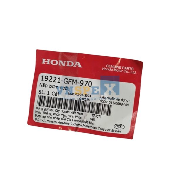 Nắp bơm nước HONDA LEAD (Mã: 19221GFM970) - Hình ảnh 3