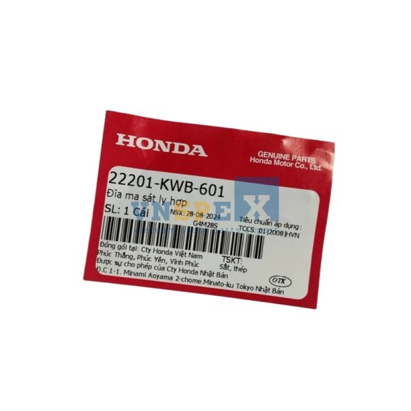 Đĩa ma sát ly hợp HONDA WAVE (Mã: 22201KWB601) - Hình ảnh 3