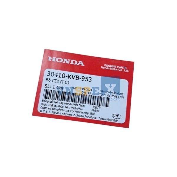 Bộ CDI (I.C) HONDA CLICK (Mã: 30410KVB953) - Hình ảnh 3