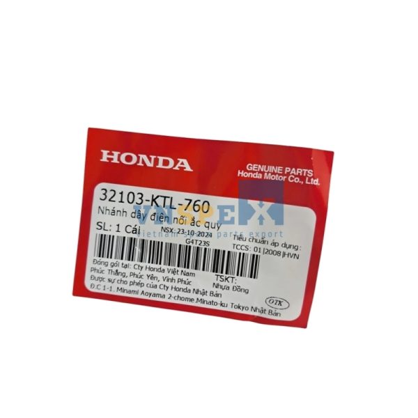 Nhánh dây điện nối ắc quy HONDA WAVE (Mã: 32103KTL760) - Hình ảnh 3