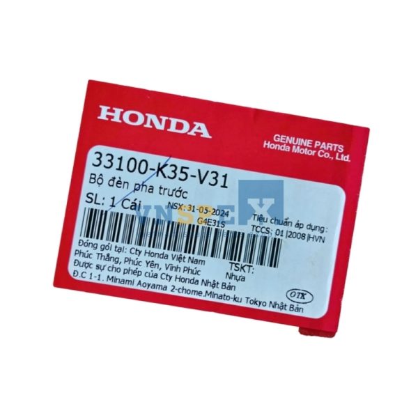 Bộ đèn pha trước HONDA PCX (Mã: 33100K35V31) - Hình ảnh 3