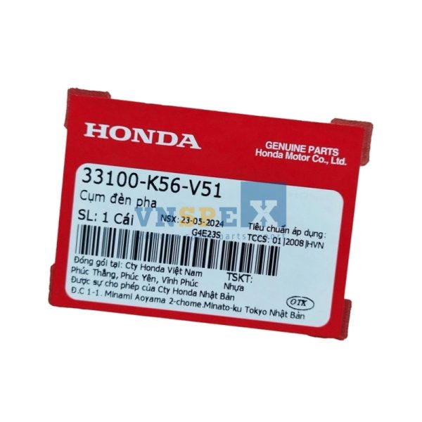 Cụm đèn pha HONDA WINNER (Mã: 33100K56V51) - Hình ảnh 3