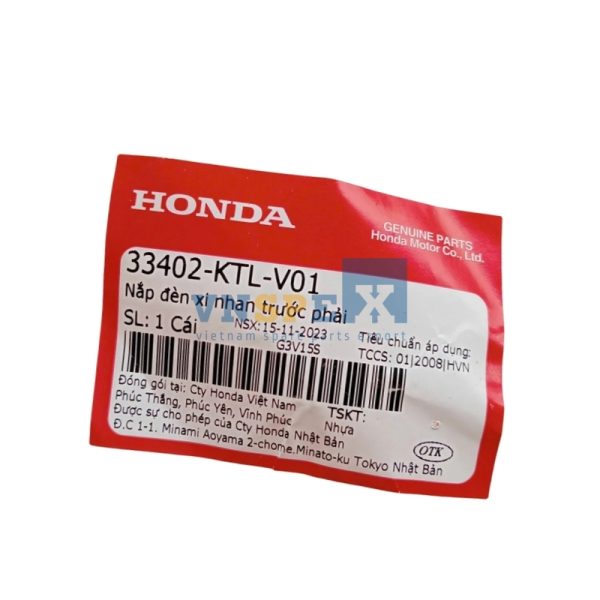 Nắp đèn xi nhan trước phải HONDA WAVE (Mã: 33402KTLV01) - Hình ảnh 3