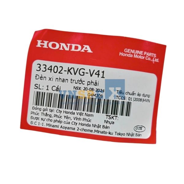 Đèn xi nhan trước phải HONDA AIR BLADE (Mã: 33402KVGV41) - Hình ảnh 3