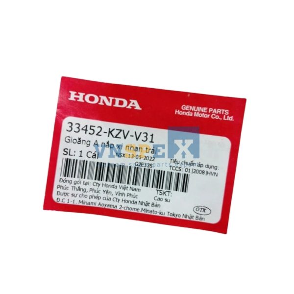 Gioăng A nắp xi nhan trái HONDA DREAM (Mã: 33452KZVV31) - Hình ảnh 3