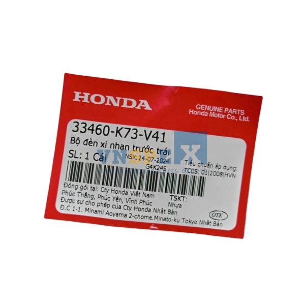 Bộ đèn xi nhan trước trái HONDA FUTURE (Mã: 33460K73V41) - Hình ảnh 3