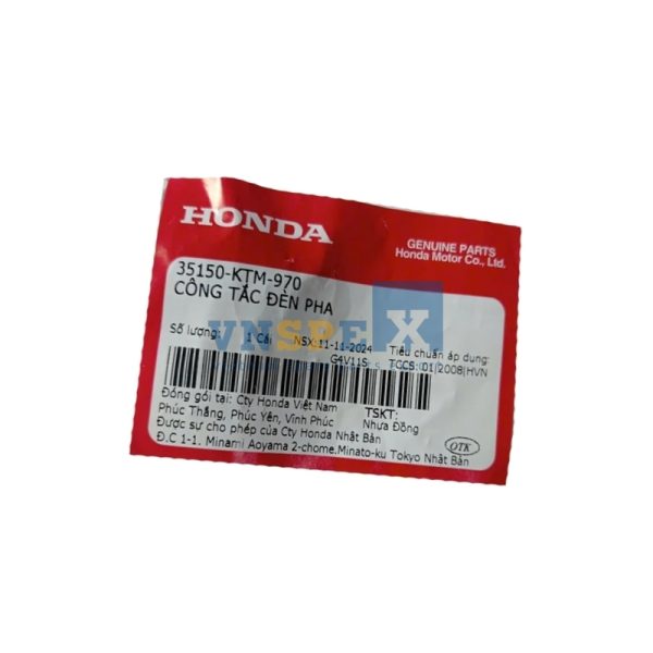 Công tắc đèn pha HONDA FUTURE,LEAD (Mã: 35150KTM970) - Hình ảnh 3