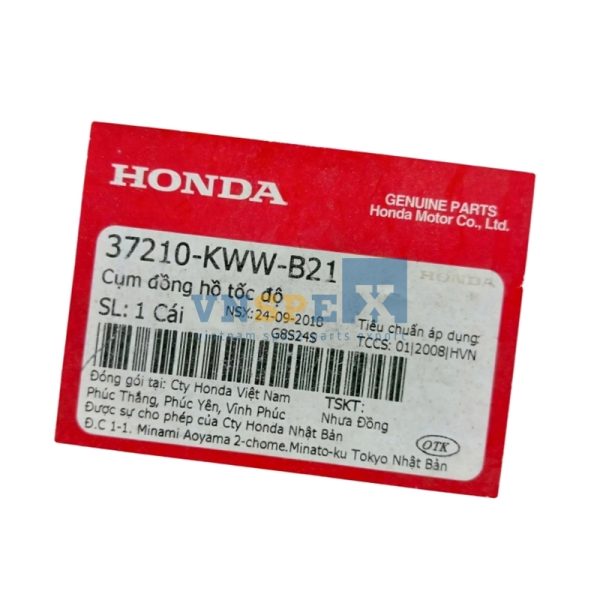 Cụm đồng hồ tốc độ HONDA WAVE (Mã: 37210KWWB21) - Hình ảnh 3