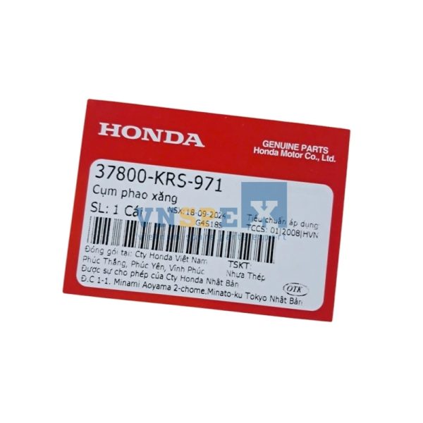 Cụm phao xăng HONDA WAVE (Mã: 37800KRS971) - Hình ảnh 3