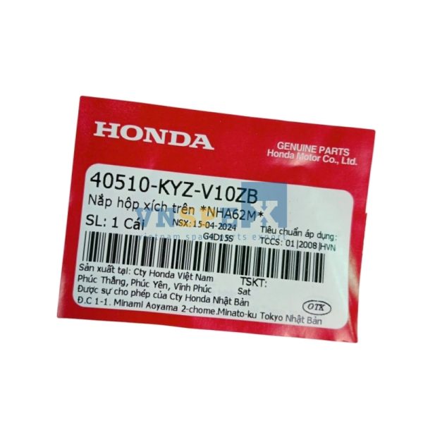 Nắp hộp xích trên *NH364M* HONDA FUTURE (Mã: 40510KYZV10ZB) - Hình ảnh 3