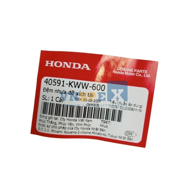 Đệm nhựa đỡ xích tải HONDA WAVE (Mã: 40591KWW600) - Hình ảnh 3