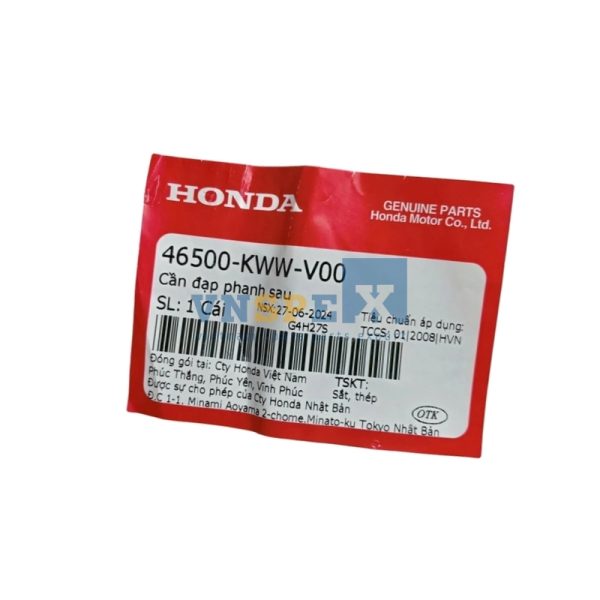 Cần đạp phanh sau HONDA WAVE (Mã: 46500KWWV00) - Hình ảnh 3