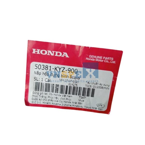 Nắp hộp đựng bình ắcquy HONDA FUTURE (Mã: 50381KYZ900) - Hình ảnh 3