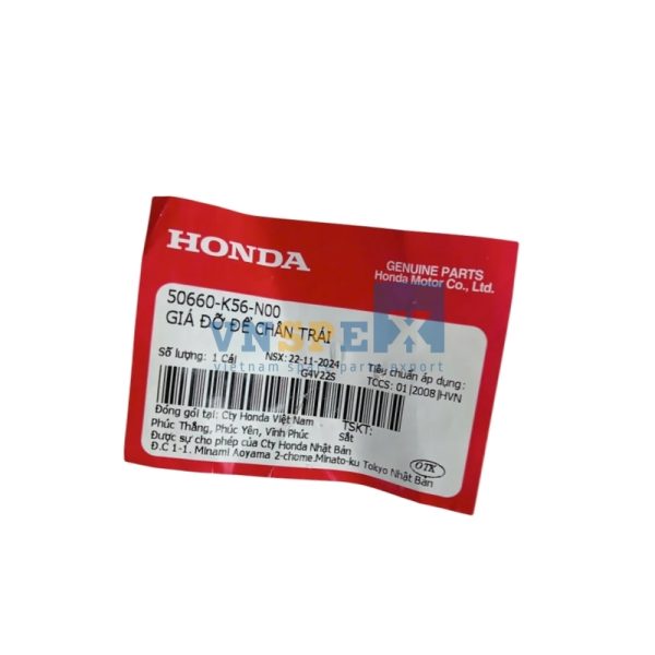 Giá đỡ để chân trái HONDA WINNER (Mã: 50660K56N00) - Hình ảnh 3