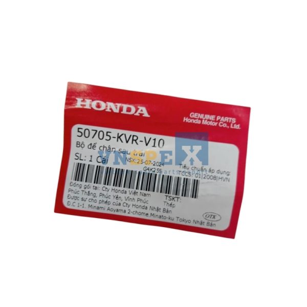 Bộ để chân sau trái HONDA WAVE (Mã: 50705KVRV10) - Hình ảnh 3