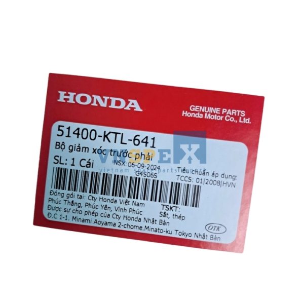 Bộ giảm xóc trước phải HONDA WAVE (Mã: 51400KTL641) - Hình ảnh 3