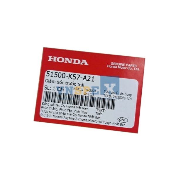 Giảm xóc trước trái HONDA WAVE, BLADE (Mã: 51500K57A21) - Hình ảnh 3