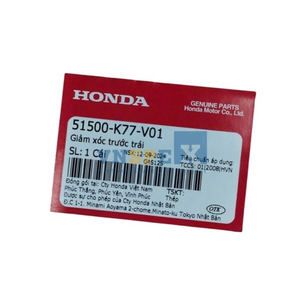 Giảm xóc trước trái HONDA SH (Mã: 51500K77V01) - Hình ảnh 3