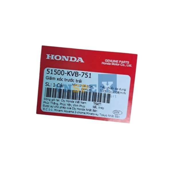 Giảm xóc trước trái HONDA CLICK (Mã: 51500KVB751) - Hình ảnh 3