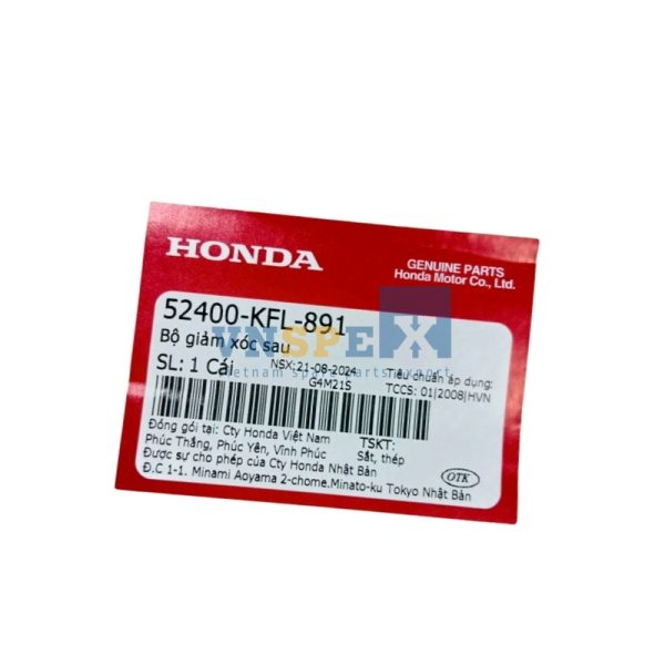 Bộ giảm xóc sau HONDA FUTURE (Mã: 52400KFL891) - Hình ảnh 3