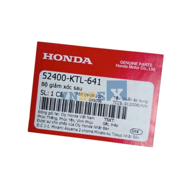 Bộ giảm xóc sau HONDA WAVE (Mã: 52400KTL641) - Hình ảnh 3