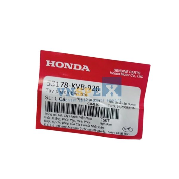 Tay phanh bên trái HONDA AIR BLADE,CLICK (Mã: 53178KVB920) - Hình ảnh 3