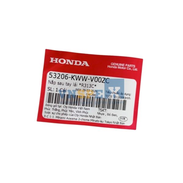 Nắp sau tay lái *R313C* HONDA WAVE (Mã: 53206KWWV00ZC) - Hình ảnh 3