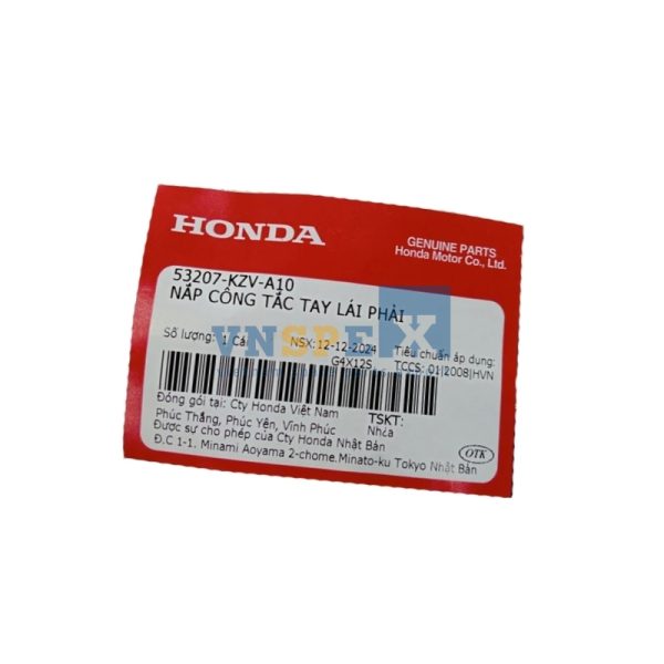 Nắp công tắc tay lái phải HONDA DREAM (Mã: 53207KZVA10) - Hình ảnh 3