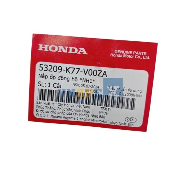 Nắp ốp đồng hồ *NH1* HONDA SH (Mã: 53209K77V00ZA) - Hình ảnh 3