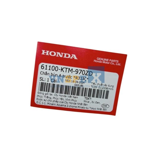 Chắn bùn A trước *R313C* HONDA FUTURE (Mã: 61100KTM970ZD) - Hình ảnh 3