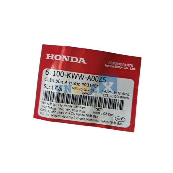 Chắn bùn A trước *R313C* HONDA WAVE (Mã: 61100KWWA00ZS) - Hình ảnh 3