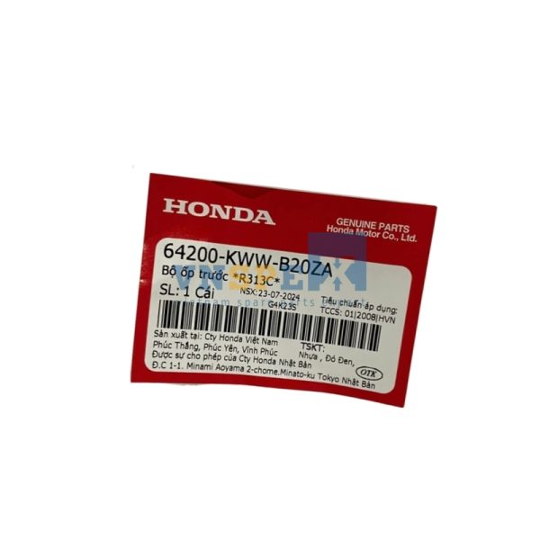 Bộ ốp trước *R313C* HONDA WAVE (Mã: 64200KWWB20ZA) - Hình ảnh 3