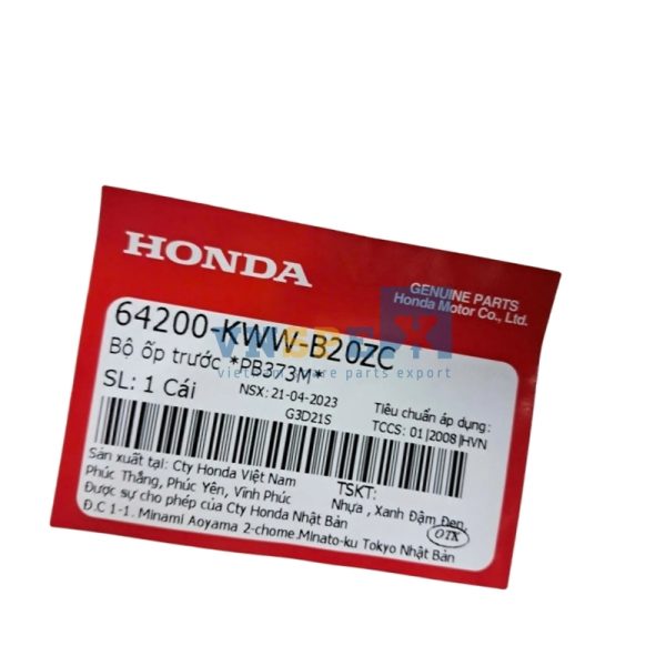 Bộ ốp trước *PB373M* HONDA WAVE (Mã: 64200KWWB20ZC) - Hình ảnh 3