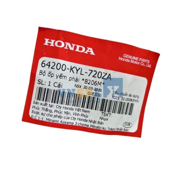 Bộ ốp yếm phải *B206M* HONDA FUTURE (Mã: 64200KYL720ZA) - Hình ảnh 3