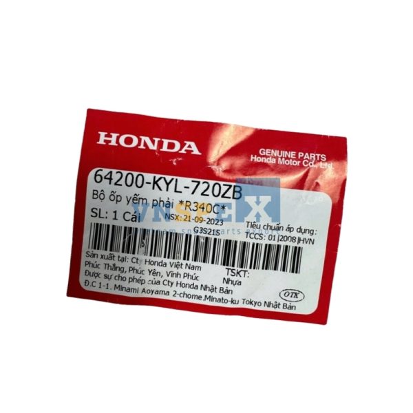 Bộ ốp yếm phải *R340C* HONDA FUTURE (Mã: 64200KYL720ZB) - Hình ảnh 3