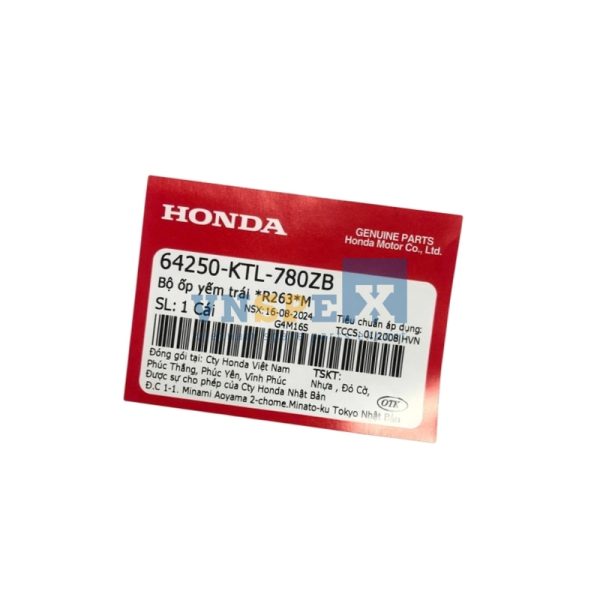 Bộ ốp yếm trái *R263*M HONDA WAVE (Mã: 64250KTL780ZB) - Hình ảnh 3