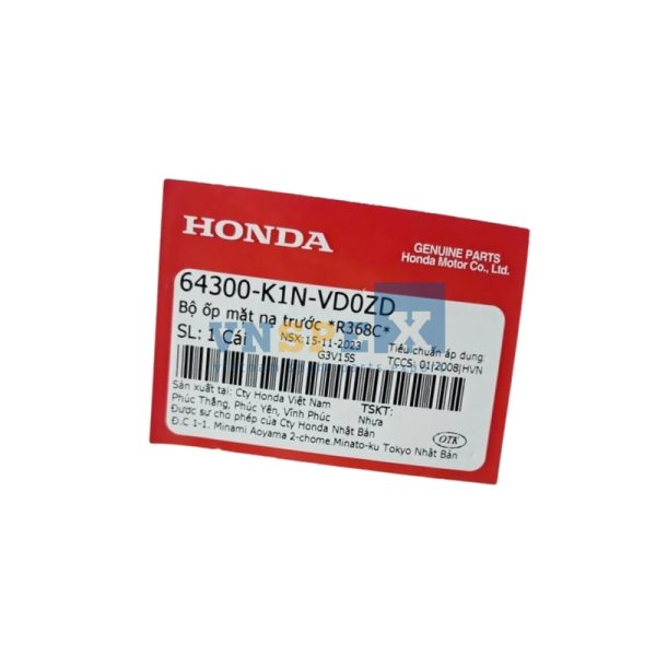 Bộ ốp mặt nạ trước *R368C* HONDA SH MODE (Mã: 64300K1NVD0ZD) - Hình ảnh 3