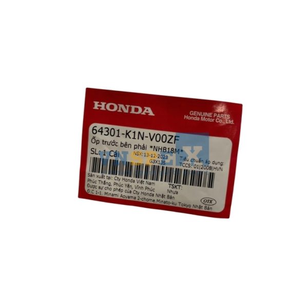 Ốp trước bên phải *NHB18M* HONDA SH MODE (Mã: 64301K1NV00ZF) - Hình ảnh 3