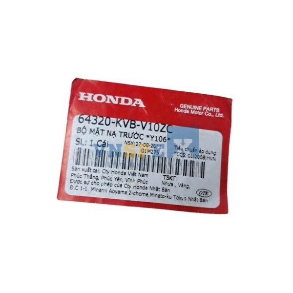 Bộ mặt nạ trước *Y106* HONDA CLICK (Mã: 64320KVBV10ZC) - Hình ảnh 3