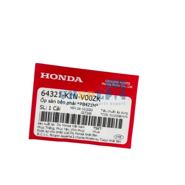 Ốp sàn bên phải *PB421M* HONDA SH MODE (Mã: 64321K1NV00ZK) - Hình ảnh 3