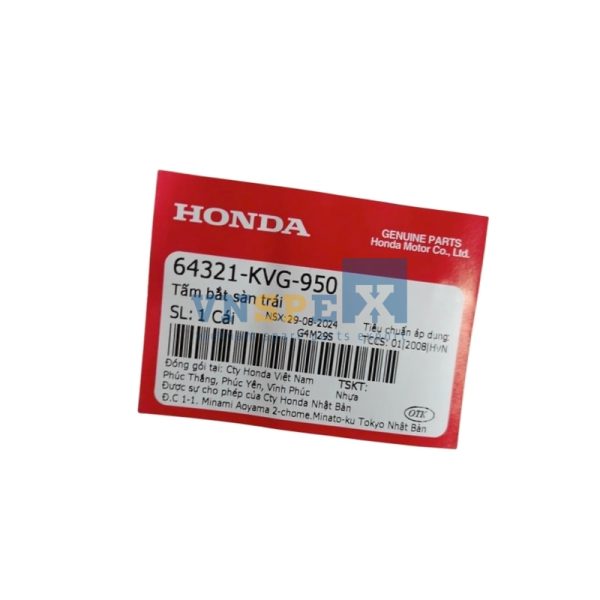 Tấm bắt sàn trái HONDA AIR BLADE (Mã: 64321KVG950) - Hình ảnh 3