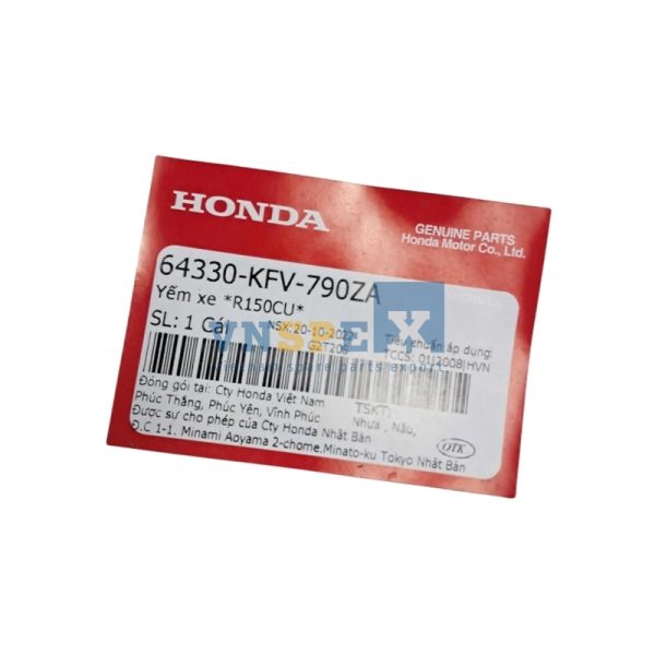 Yếm xe *R150CU* HONDA DREAM (Mã: 64330KFV790ZA) - Hình ảnh 3